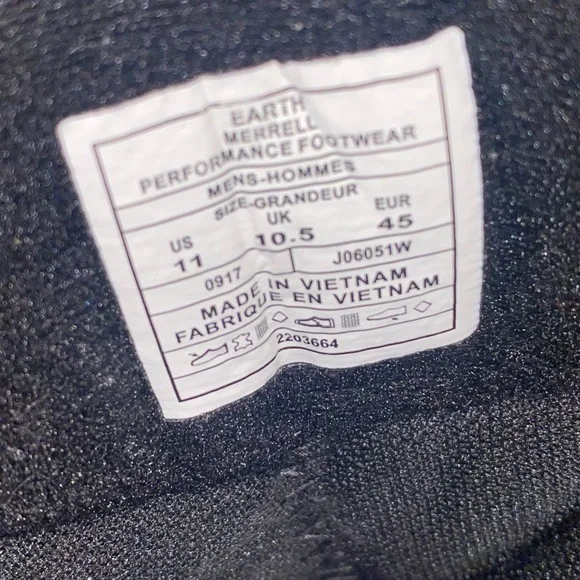 MERRELL MENS MOAB 3 MID WATERPROOF HIKING BOOTS - Picture 8 of 15